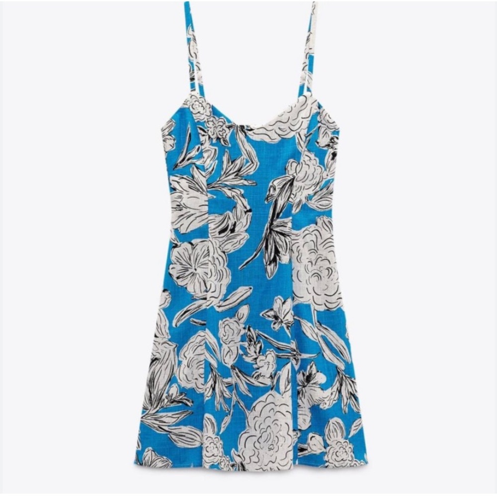 Zara printed dress